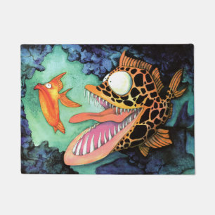 Paillasson Aquarelle Mike Quinn de poissons "des eaux