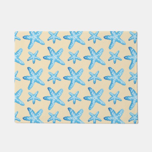 Paillasson Aquarelle Motif de poisson rouge (Devant)