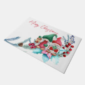 Paillasson Aquarelle Noël Gnome (Incliné)