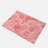 Paillasson Aquarelle pamplemousse motif (Incliné)