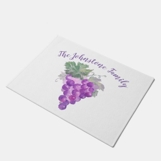 Paillasson Aquarelle Pamplemousse Pamplemousse Grappe Art Pei (Incliné)