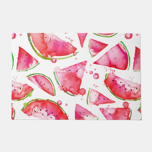 Paillasson Aquarelle pastèque 1 (Devant)