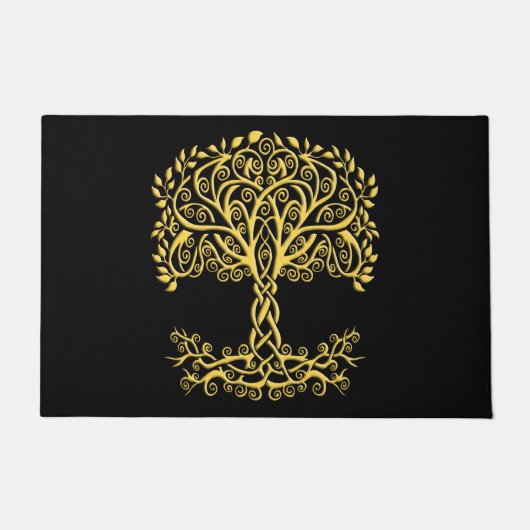 Paillasson Arbre Celtique Jaune (Devant)