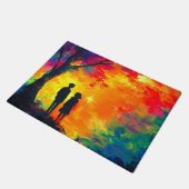 Paillasson Arbre coloré d'amour (Incliné)