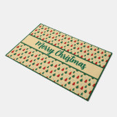 Paillasson Arbre de Noël avec le dessus étoilé sans couture m (Incliné)