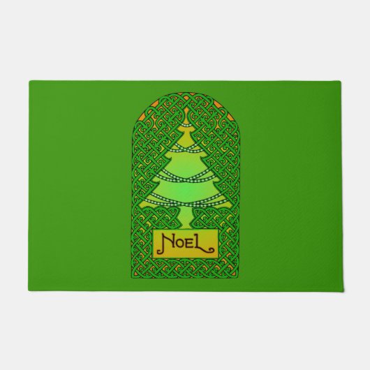 Paillasson Arbre de Noël celtique (Devant)