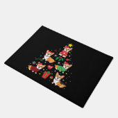 Paillasson Arbre de Noël de Corgi (Incliné)
