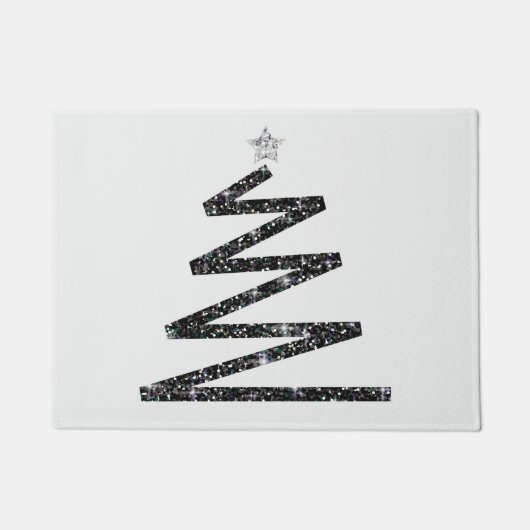 Paillasson Arbre de Noël Parties scintillant (Devant)