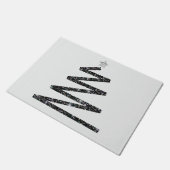 Paillasson Arbre de Noël Parties scintillant (Incliné)