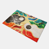 Paillasson Arbre de vie en mosaïque - Yin Yang (Incliné)