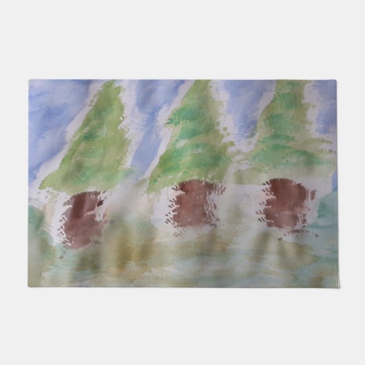 Paillasson Arbres Abstraits (Devant)