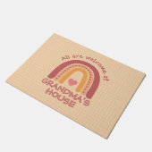 Paillasson Arc-en-ciel Bienvenue chez Grand-mère (Incliné)