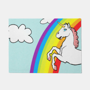 Paillasson Arc-en-ciel de licorne