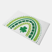 Paillasson Arc en ciel de St. Patrick | Happy Whimsical Shamr (Incliné)
