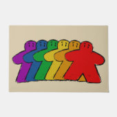 Paillasson Arc-en-ciel Jeu du membre de la Commission Entrée  (Devant)