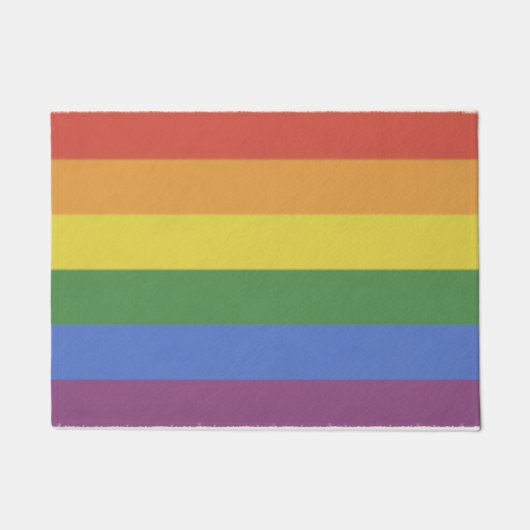 Paillasson Arc-en-ciel personnalisable de natte (Devant)
