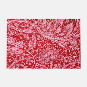 Paillasson Arcadia, vintage, parties scintillant douce rouge