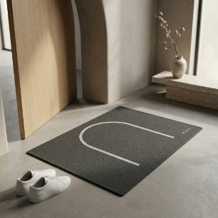 Paillasson Architectural Gris Charbon Sourd Arche Moderne Spa