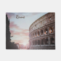 Architecture antique Rome coucher de soleil ville
