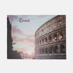 Paillasson Architecture antique Rome coucher de soleil ville