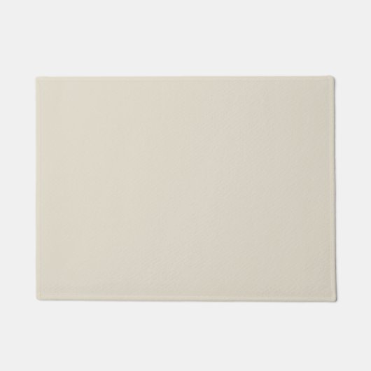 Paillasson Arctic Wolf White Solid Color Print (Devant)