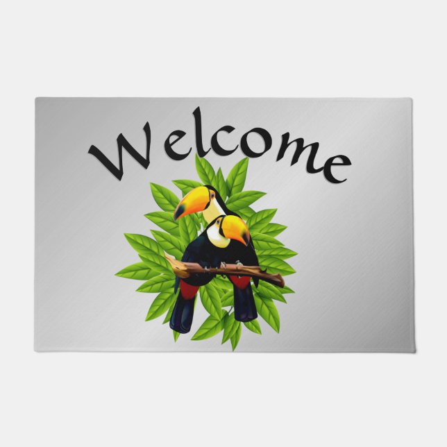 Paillasson Argent Toucan Duo (Devant)