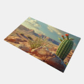 Paillasson Arizona Barrel Desert Paysage Sud-ouest (Incliné)