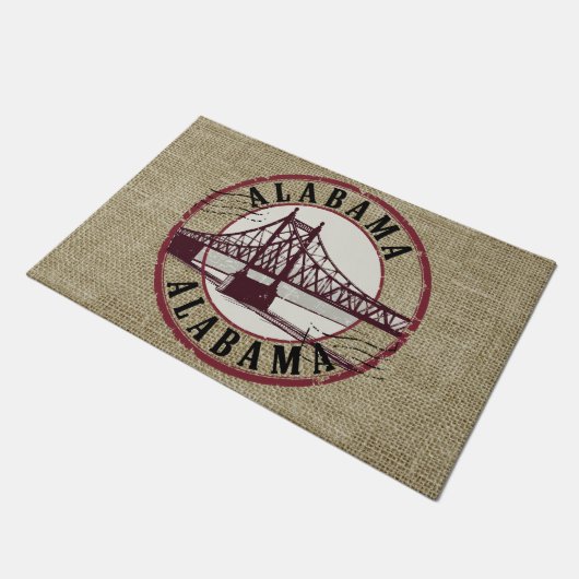 Paillasson Arrêt du pont Retro Alabama (Incliné)