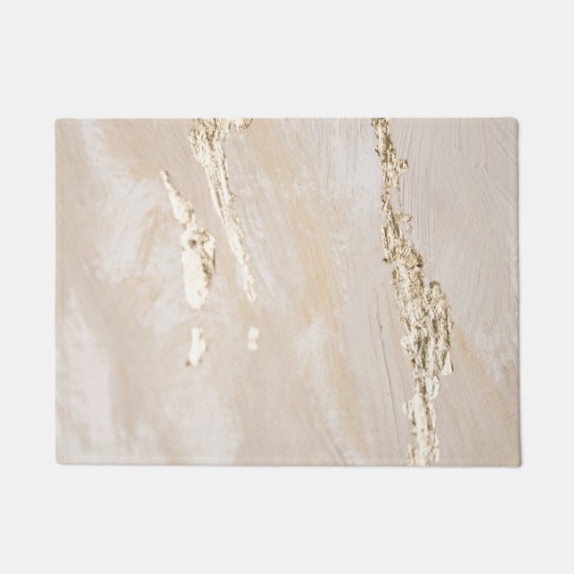 Paillasson Arrière - plan d'or neutre (Devant)