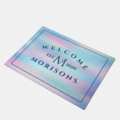 Paillasson Arrière - plan holographique coloré (Incliné)