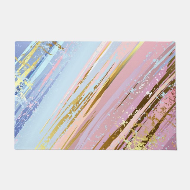 Paillasson Arrière - plan rose texturé (Devant)