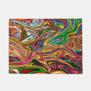 Paillasson Art abstrait coloré