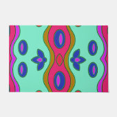 Paillasson Art Abstrait coloré et brillant (Devant)