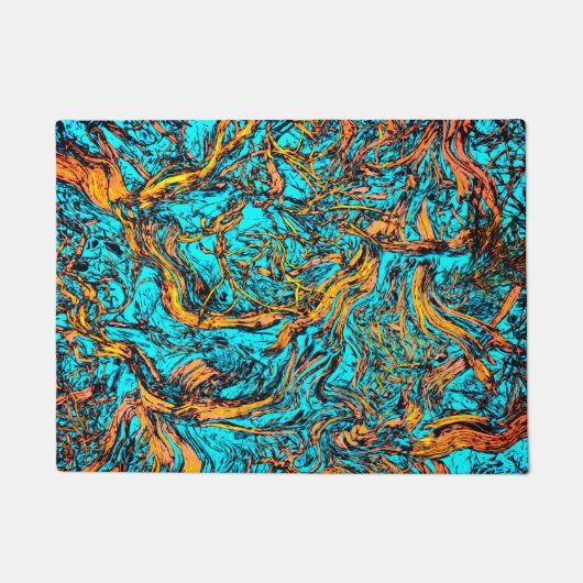 Paillasson Art Abstrait cool (Devant)