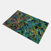 Paillasson Art abstrait multicolore griffonné (Incliné)