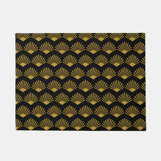 Paillasson Art Déco Sunrise Motif Motif (Devant)
