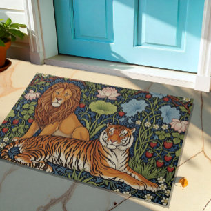 Paillasson Art du Lion et du Tigre Majestic, Jungle, Lotus, F