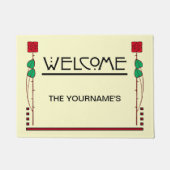 Paillasson Art Et Artisanat Style Accueil Personnalisé (Devant)