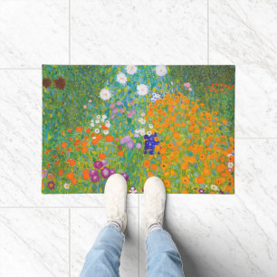 Paillasson Art floral de jardin de campagne vintage de Gustav