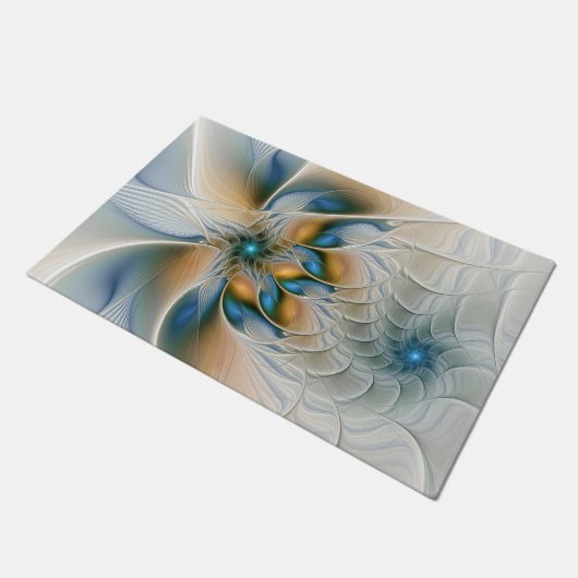 Paillasson Art Fractal De L'Imaginaire Abstrait En Plein Esso (Incliné)