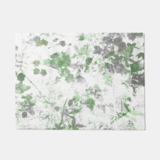 Paillasson Art moderne du motif de fleurs et de la texture mu