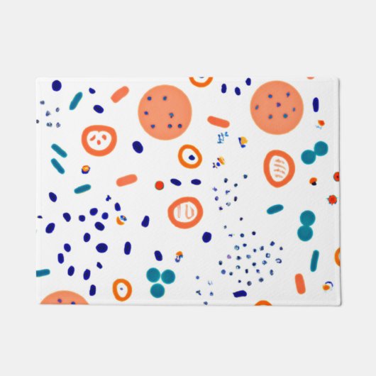 Paillasson Art Motif de style orange (Devant)