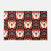 Paillasson Art populaire de renard scandinave (Devant)