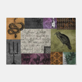 Paillasson Art pothécaire Éffrayant gothique d'Halloween (Devant)