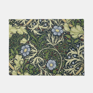 Paillasson Art vintage floral de motif d'algue de William