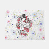 Paillasson Asiatique floral (Devant)