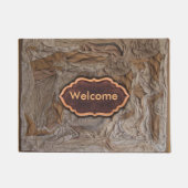 Paillasson Aspect cuir et daim (Devant)