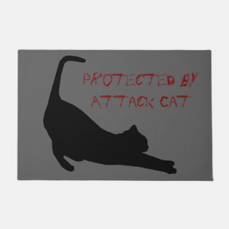 Paillasson Attaquer la porte de chat