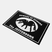 Paillasson "Attention aux araignées" Tarantula Doormat (Incliné)