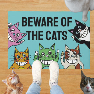Paillasson Attention aux chats